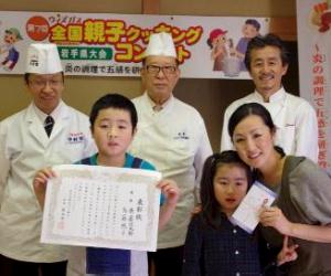 斎藤諒太郎くん・悠子さん親子 「次は東北大会だ！」