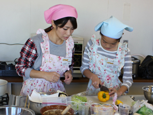 武田瑠伽ちゃん・麻美さん親子